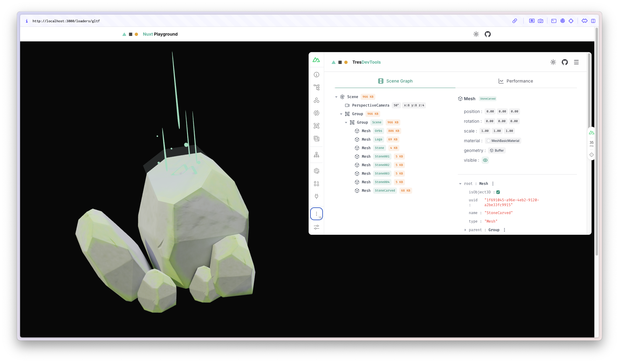 TresJS Devtools for Nuxt 4